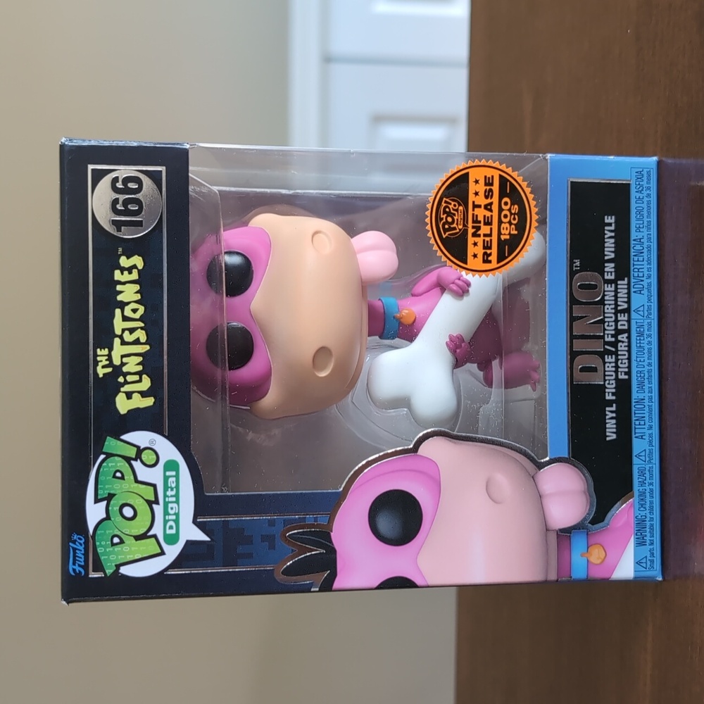 Funko Pop Flintstones Dino NFT Legendary Limited Edition